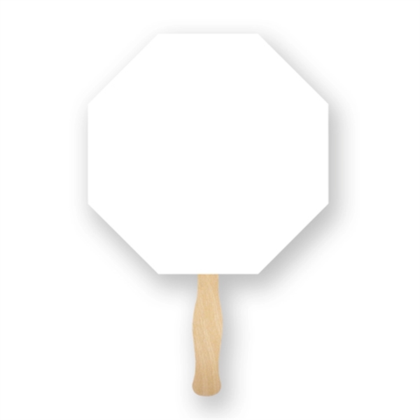 Full Color Stop sign shaped hand fan.... from ASI 93520 Ventura Inc