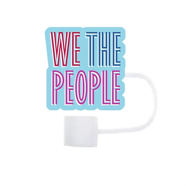 Item #DIR100WTP-E Custom Straw Toppers