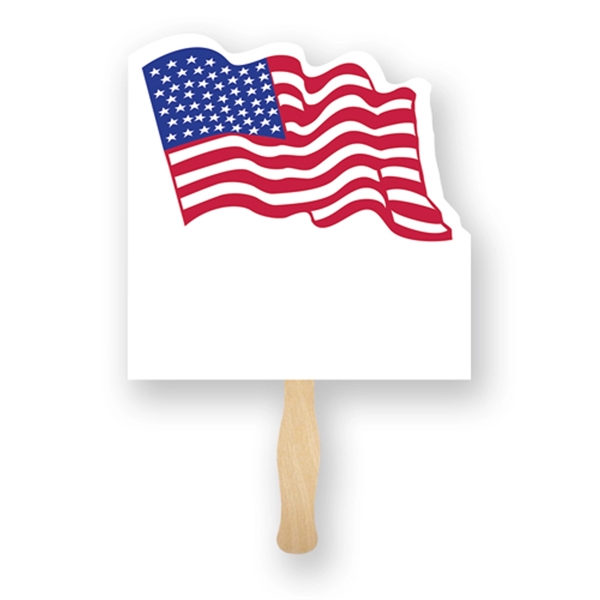 Full Color, USA flag hand fan.... from ASI 93520 Ventura Inc