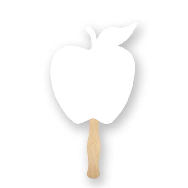 Full Color Apple shaped hand fan.... from ASI 93520 Ventura Inc