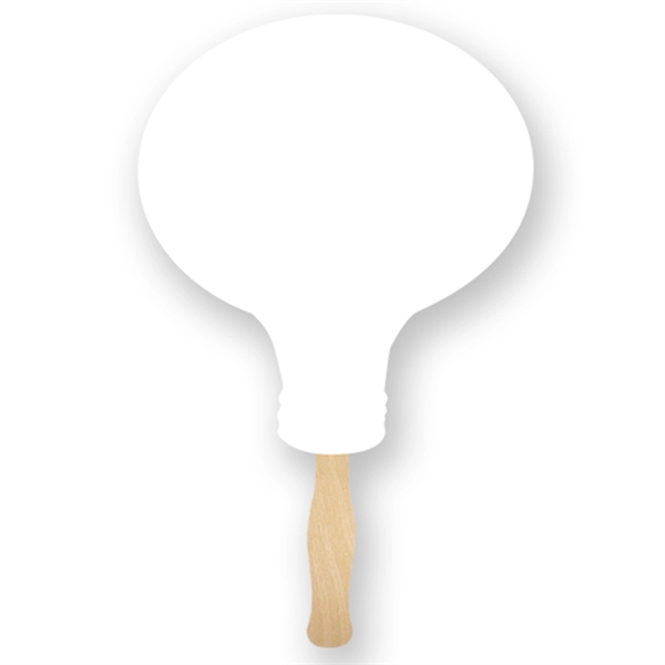 Full color, light bulb shaped hand fan.... from ASI 93520 Ventura Inc