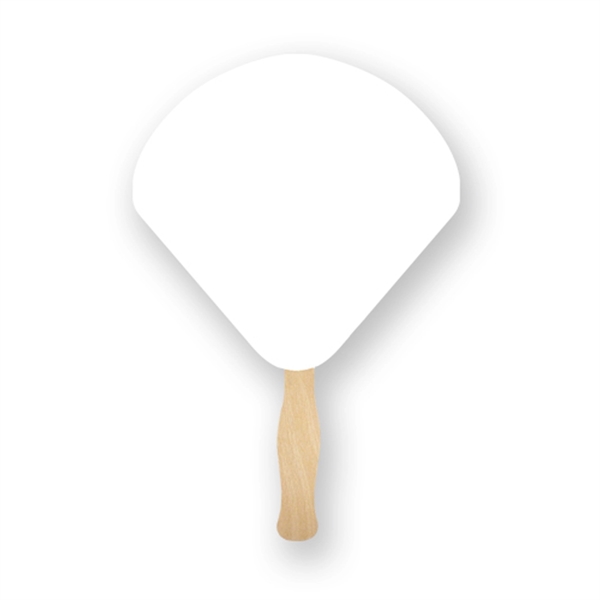 Full Color Shell shaped hand fan.... from ASI 93520 Ventura Inc