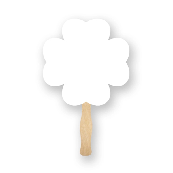 Full color Clover shape hand fan.... from ASI 93520 Ventura Inc