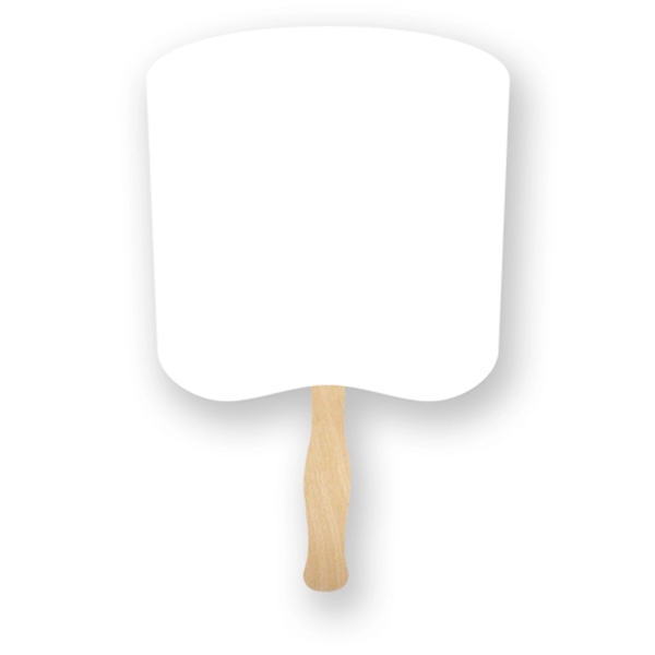 Full Color Slice of bread shape hand fan.... from ASI 93520 Ventura Inc