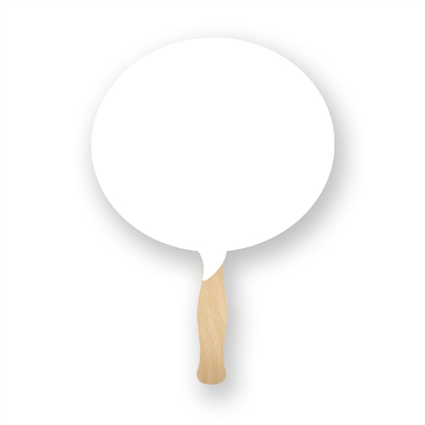 Full Color Bubble shape hand fan.... from ASI 93520 Ventura Inc