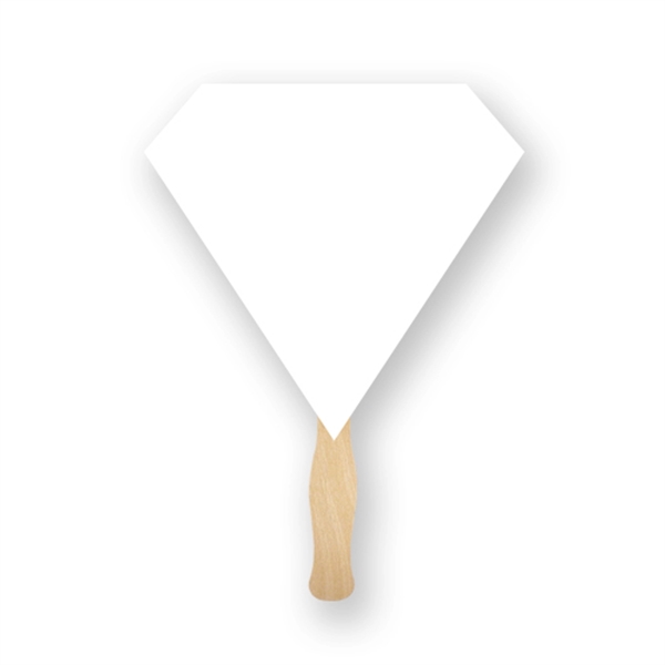 Full Color Gem shape hand fan.... from ASI 93520 Ventura Inc
