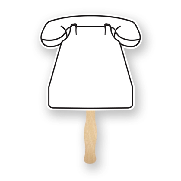 Full Color Phone shaped hand fan.... from ASI 93520 Ventura Inc