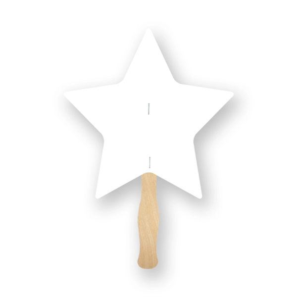 Full Color Star shaped hand fan.... from ASI 93520 Ventura Inc