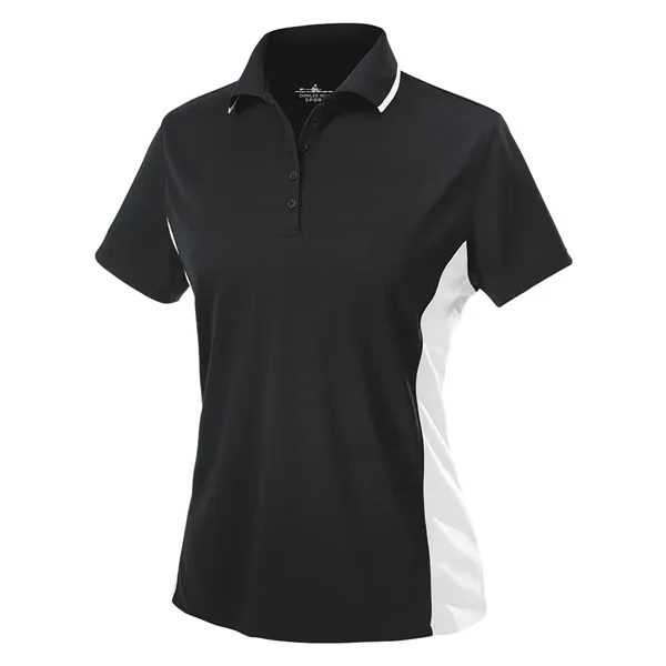 Women's color blocked 100% polyester pique knit wicking polo shirt with... from ASI 44620 Charles River Apparel