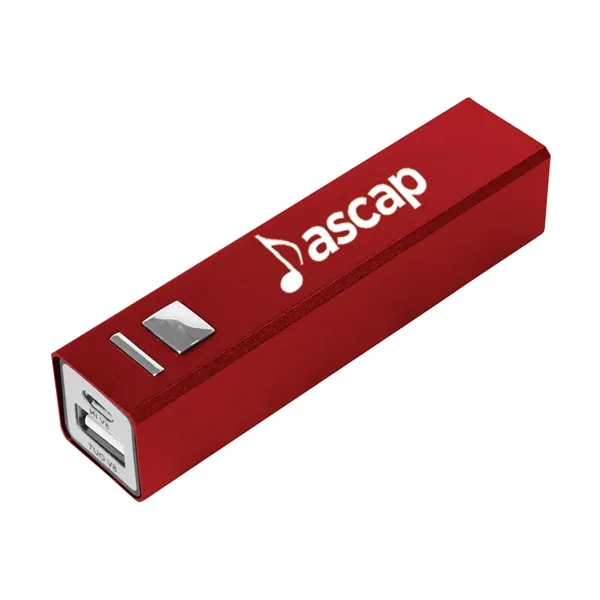 Item #IS-PB02-RCA Rectangular Aluminum Power Bank