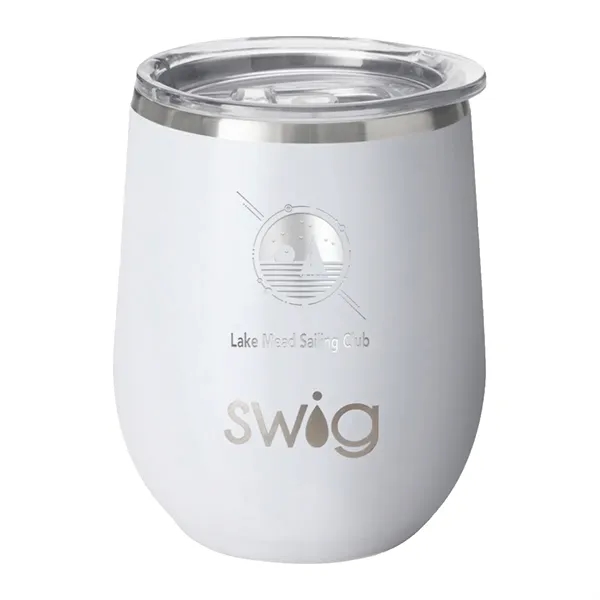 Swig® 12 oz. Matte Stemless Wine Cup, Laser, Standard... from ASI 30270 Aakron Line