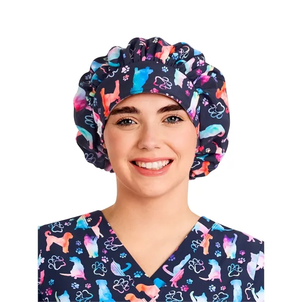 Maevn - Unisex Printed Bouffant Cap... from ASI 86018 Scrub Authority