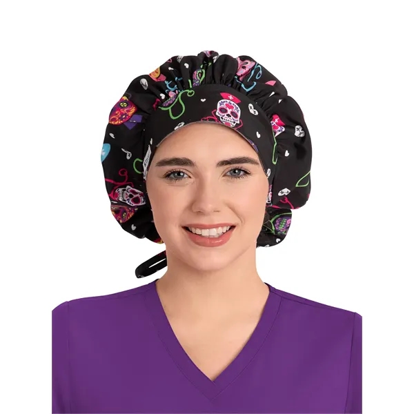 Maevn - Unisex Printed Bouffant Cap... from ASI 86018 Scrub Authority