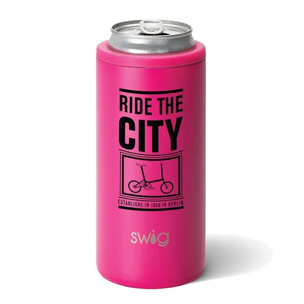 Swig® 12 oz. Skinny Matte Can Cooler... from ASI 30270 Aakron Line