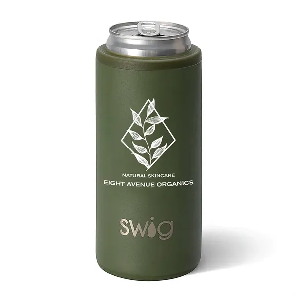 Swig® 12 oz. Skinny Matte Can Cooler... from ASI 30270 Aakron Line