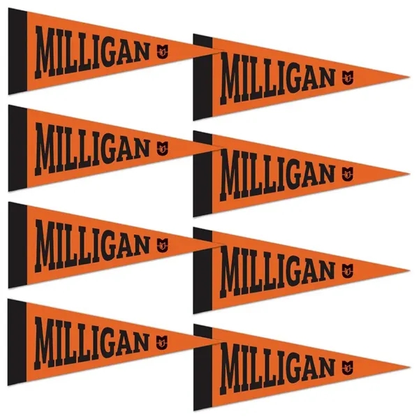 8-pack of 4"x10" pennants with printed strip.... from ASI 66390 LarLu