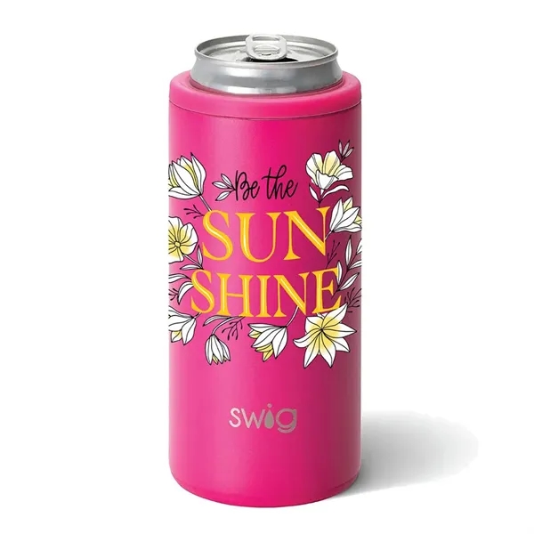 Swig® 12 oz. Skinny Matte Can Cooler, Full Color Digital... from ASI 30270 Aakron Line