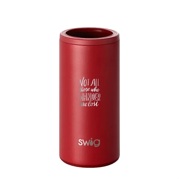 Swig® 12 oz. Skinny Matte Can Cooler, Laser, Standard... from ASI 30270 Aakron Line