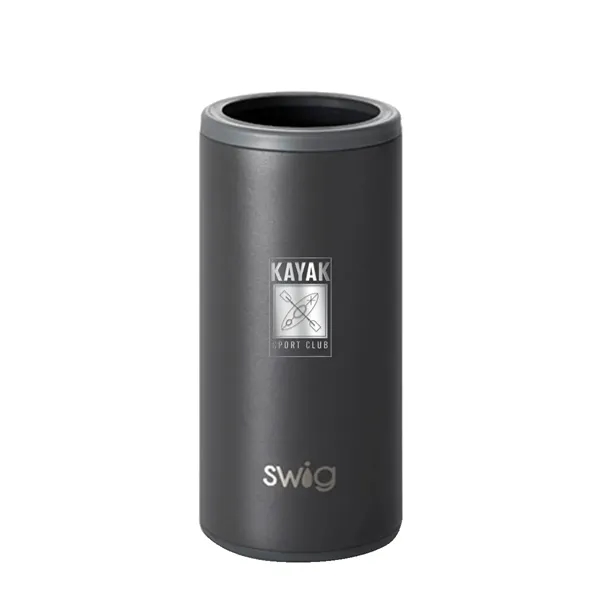 Swig® 12 oz. Skinny Matte Can Cooler, Laser, Standard... from ASI 30270 Aakron Line