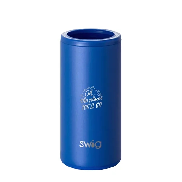 Swig® 12 oz. Skinny Matte Can Cooler, Laser, Standard... from ASI 30270 Aakron Line