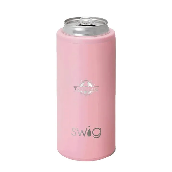 Swig® 12 oz. Skinny Matte Can Cooler, Laser, Standard... from ASI 30270 Aakron Line