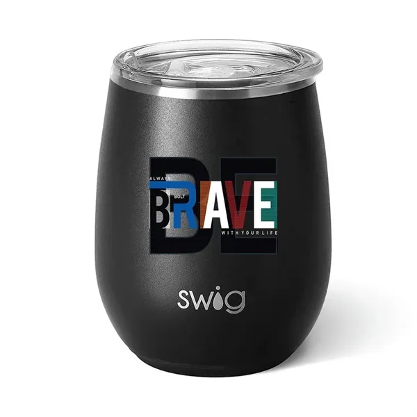 Swig® 14 oz. Matte Stemless Wine Cup, Full Color Digital... from ASI 30270 Aakron Line
