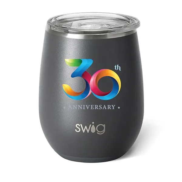 Swig® 14 oz. Matte Stemless Wine Cup, Full Color Digital... from ASI 30270 Aakron Line