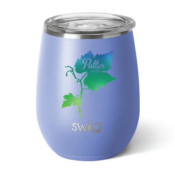 Swig® 14 oz. Matte Stemless Wine Cup, Full Color Digital... from ASI 30270 Aakron Line