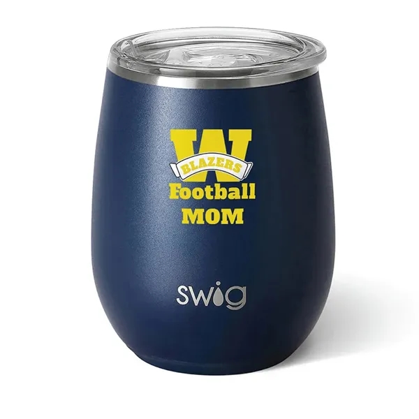 Swig® 14 oz. Matte Stemless Wine Cup, Full Color Digital... from ASI 30270 Aakron Line