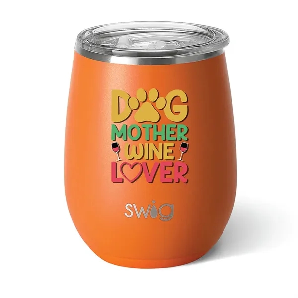 Swig® 14 oz. Matte Stemless Wine Cup, Full Color Digital... from ASI 30270 Aakron Line