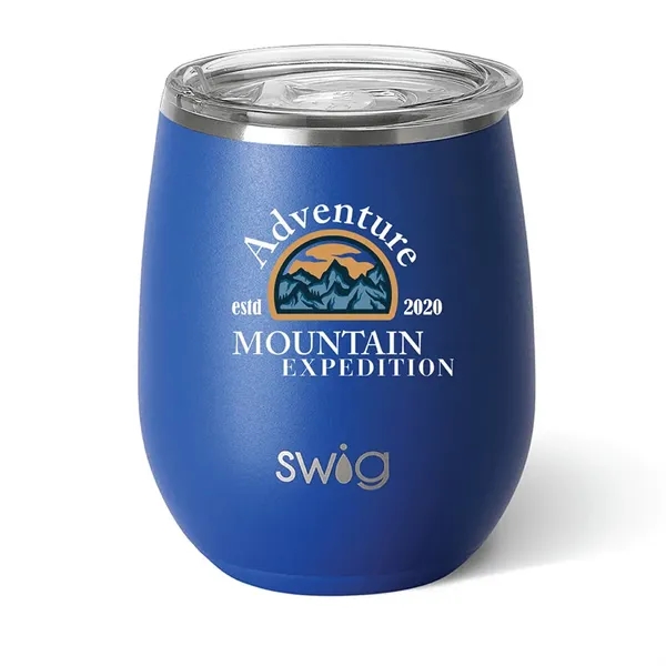 Swig® 14 oz. Matte Stemless Wine Cup, Full Color Digital... from ASI 30270 Aakron Line