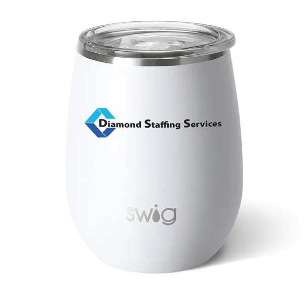 Swig® 14 oz. Matte Stemless Wine Cup, Full Color Digital... from ASI 30270 Aakron Line