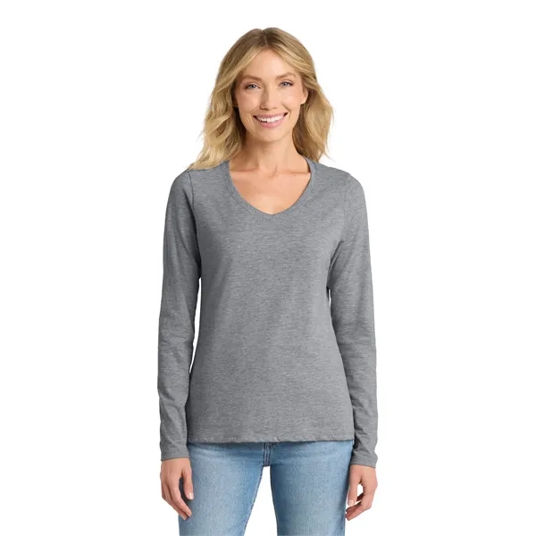 Port & Company Ladies Long Sleeve Fan Favorite V-Neck Tee.... from ASI 84863 SanMar