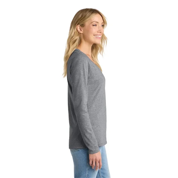 Port & Company Ladies Long Sleeve Fan Favorite V-Neck Tee.... from ASI 84863 SanMar