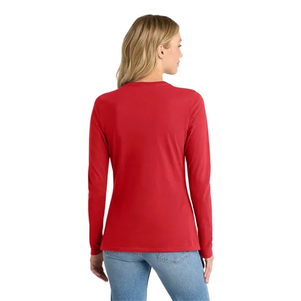 Port & Company Ladies Long Sleeve Fan Favorite V-Neck Tee.... from ASI 84863 SanMar
