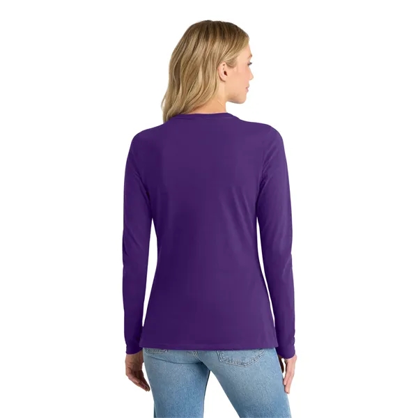 Port & Company Ladies Long Sleeve Fan Favorite V-Neck Tee.... from ASI 84863 SanMar