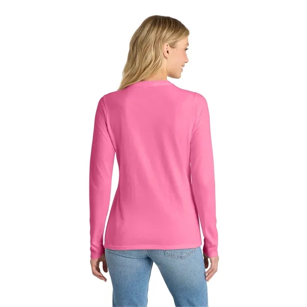 Port & Company Ladies Long Sleeve Fan Favorite V-Neck Tee.... from ASI 84863 SanMar