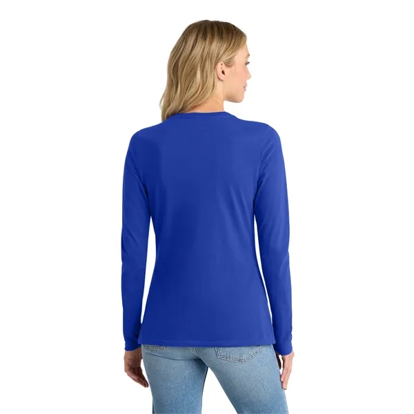 Port & Company Ladies Long Sleeve Fan Favorite V-Neck Tee.... from ASI 84863 SanMar