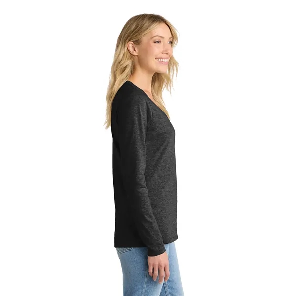 Port & Company Ladies Long Sleeve Fan Favorite V-Neck Tee.... from ASI 84863 SanMar