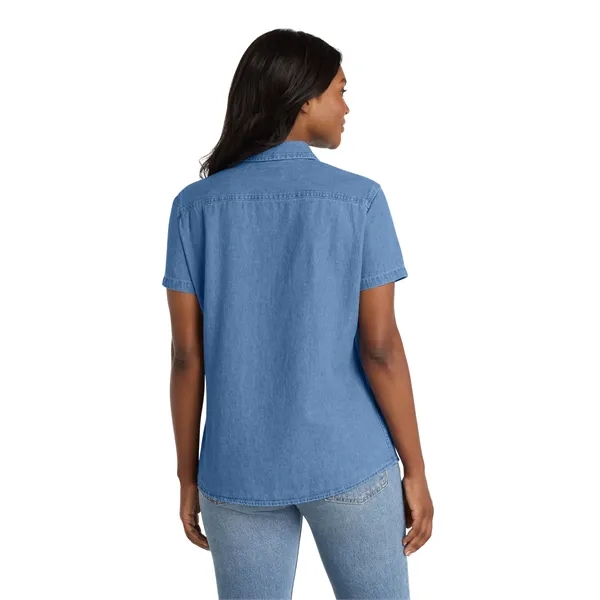 Port & Company - Ladies Short Sleeve Value Denim Shirt.... from ASI 84863 SanMar
