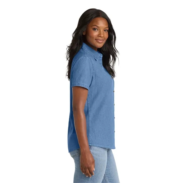 Port & Company - Ladies Short Sleeve Value Denim Shirt.... from ASI 84863 SanMar