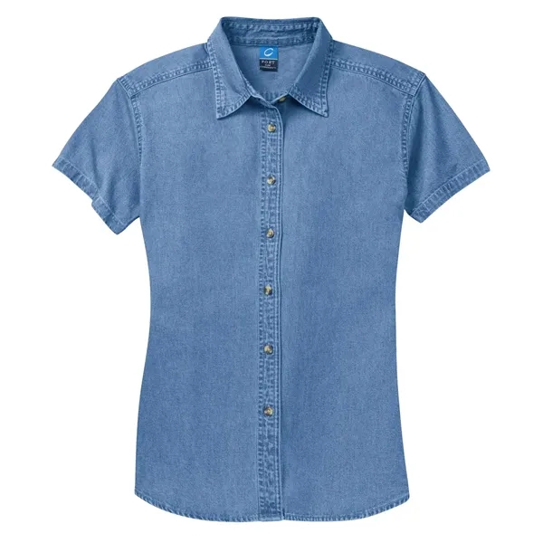 Port & Company - Ladies Short Sleeve Value Denim Shirt.... from ASI 84863 SanMar