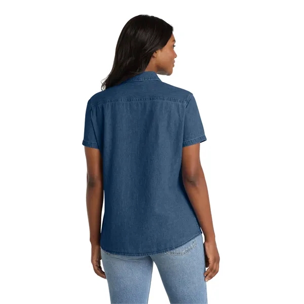 Port & Company - Ladies Short Sleeve Value Denim Shirt.... from ASI 84863 SanMar