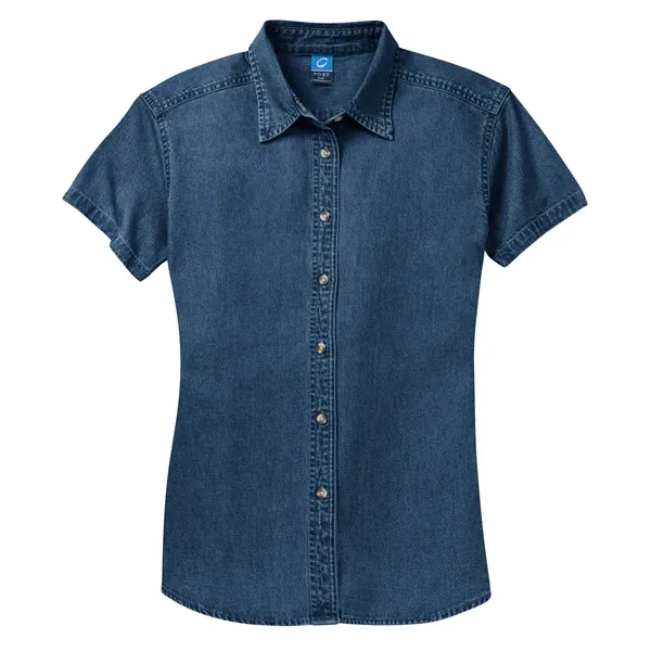 Port & Company - Ladies Short Sleeve Value Denim Shirt.... from ASI 84863 SanMar