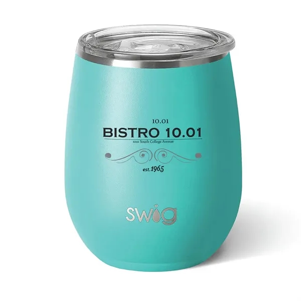 Swig® 14 oz. Matte Stemless Wine Cup, Laser, Standard... from ASI 30270 Aakron Line