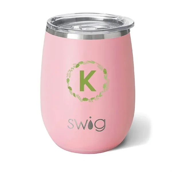 Swig® 14 oz. Matte Stemless Wine Cup, Laser, Standard... from ASI 30270 Aakron Line