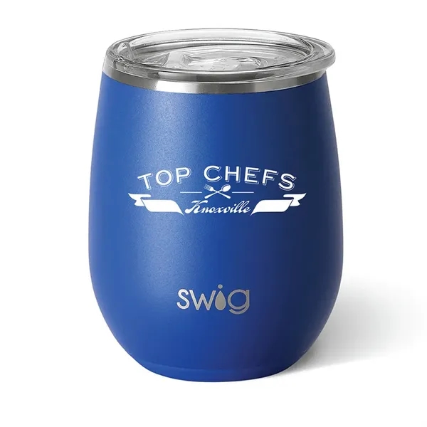 Swig® 14 oz. Matte Stemless Wine Cup, Laser, Standard... from ASI 30270 Aakron Line