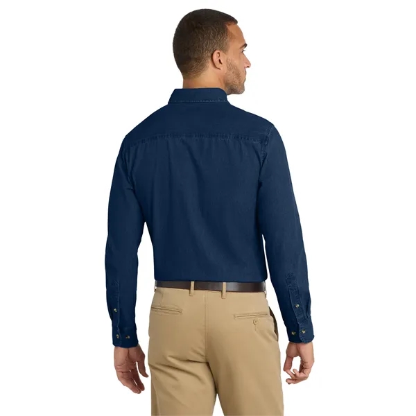 Port & Company - Long Sleeve Value Denim Shirt.... from ASI 84863 SanMar