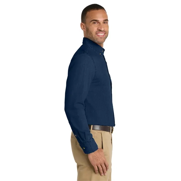 Port & Company - Long Sleeve Value Denim Shirt.... from ASI 84863 SanMar