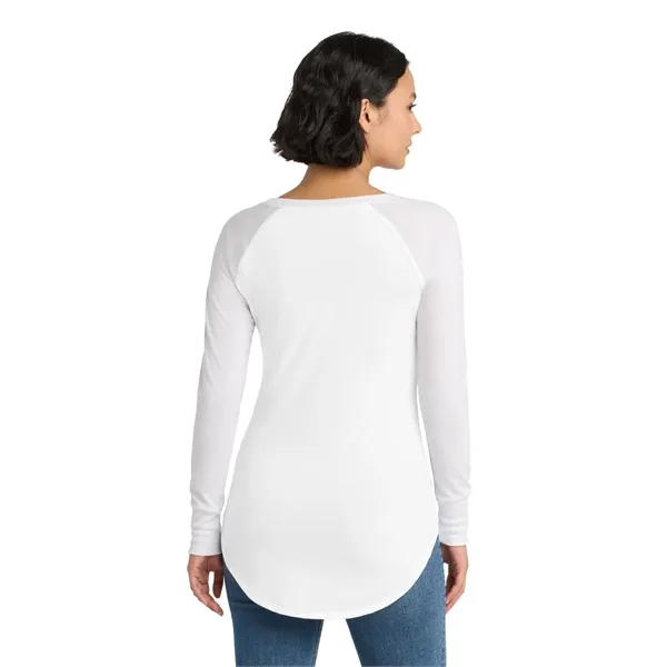 District Women's Perfect Tri Long Sleeve Tunic Tee.... from ASI 84863 SanMar